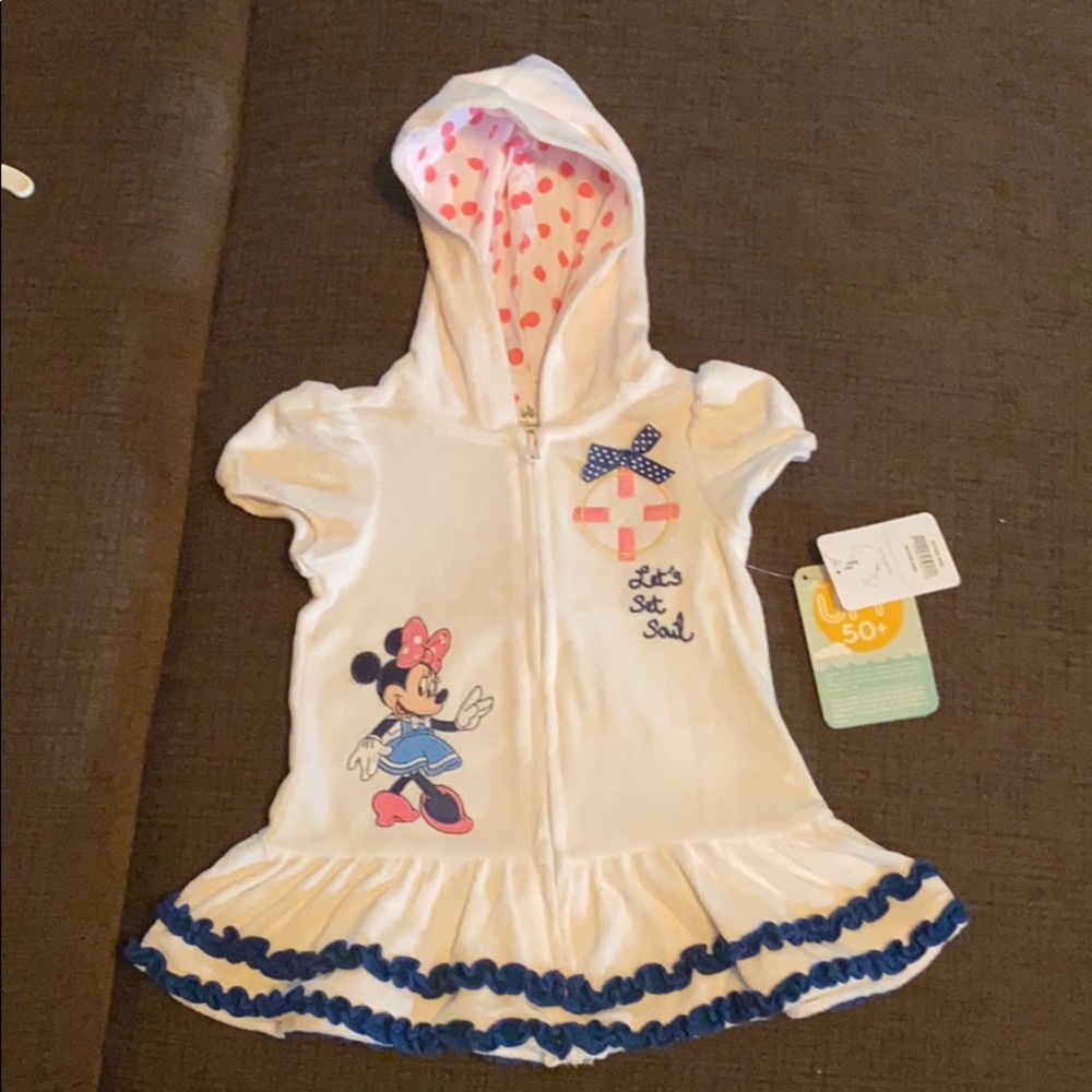Disney Minnie Mouse sailor swim cover up
